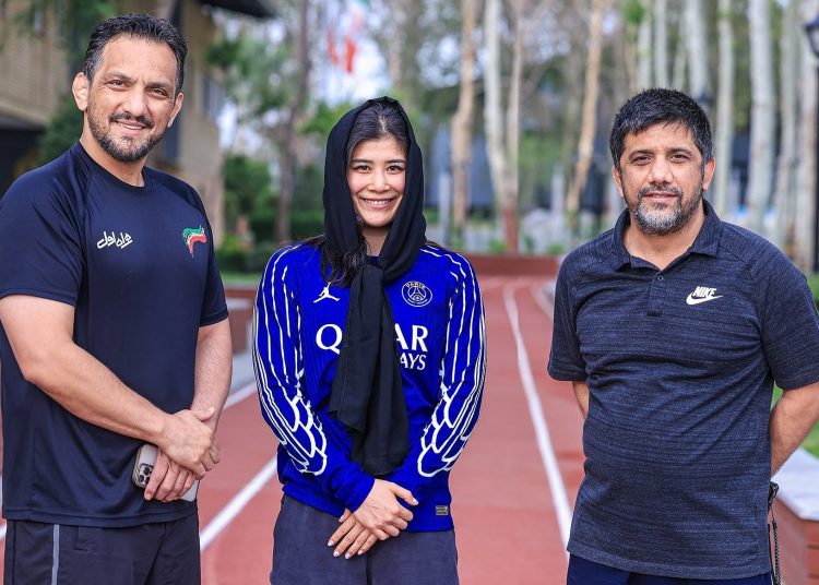 اتفاق تاریخی: قهرمان کشتی زنان در تهران تمرین کرد!